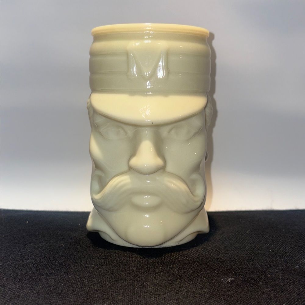 Avon Cream Mustache Mug